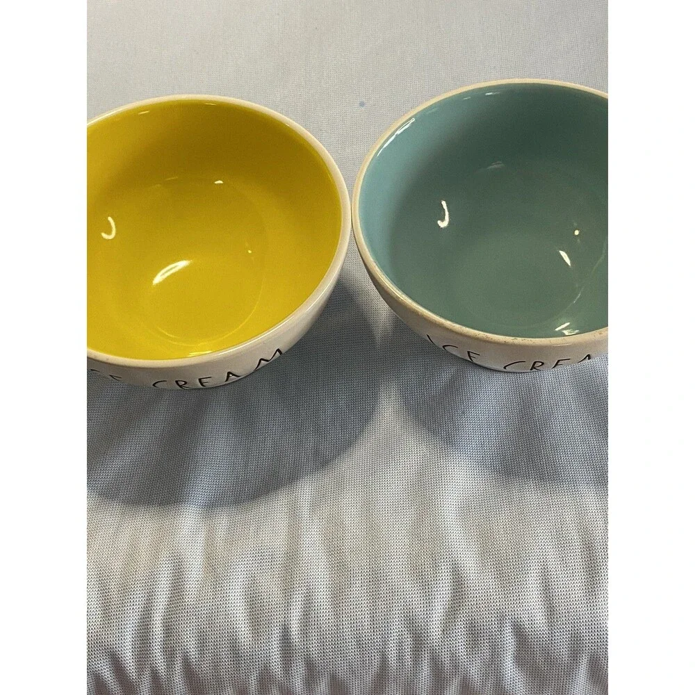 2 Rae Dunn by Magenta Artisan Collection Ceramic Bowls  